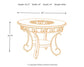 Glambrey Round Dining Room Table JB's Furniture Furniture, Bedroom, Accessories