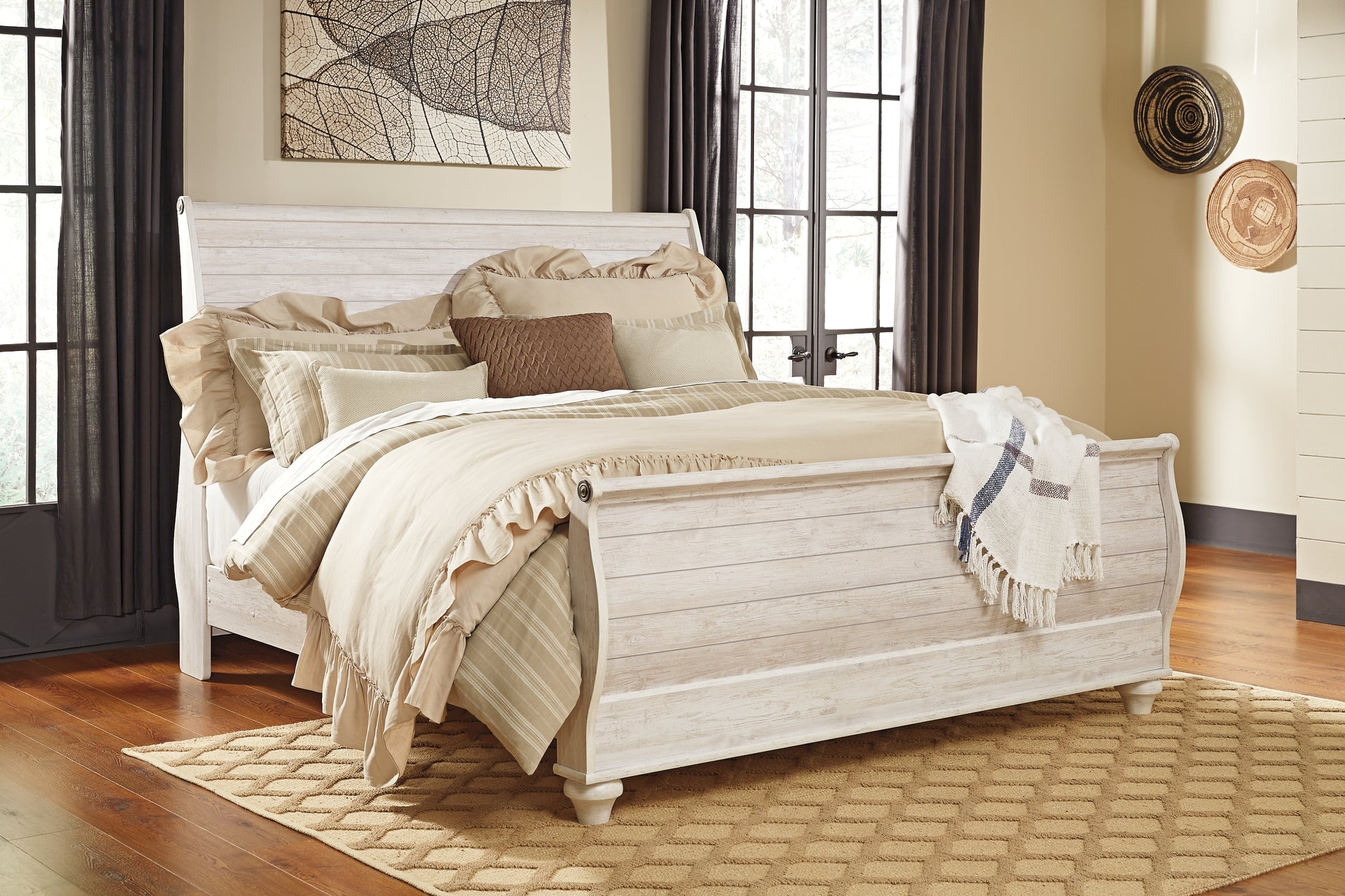 Willowton Queen Sleigh Bed JB's Furniture  Home Furniture, Home Decor, Furniture Store