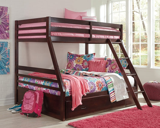 Halanton Twin over Twin Bunk Bed with 1 Large Storage Drawer JB's Furniture  Home Furniture, Home Decor, Furniture Store