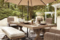 Beachcroft RECT Dining Table w/UMB OPT JB's Furniture  Home Furniture, Home Decor, Furniture Store