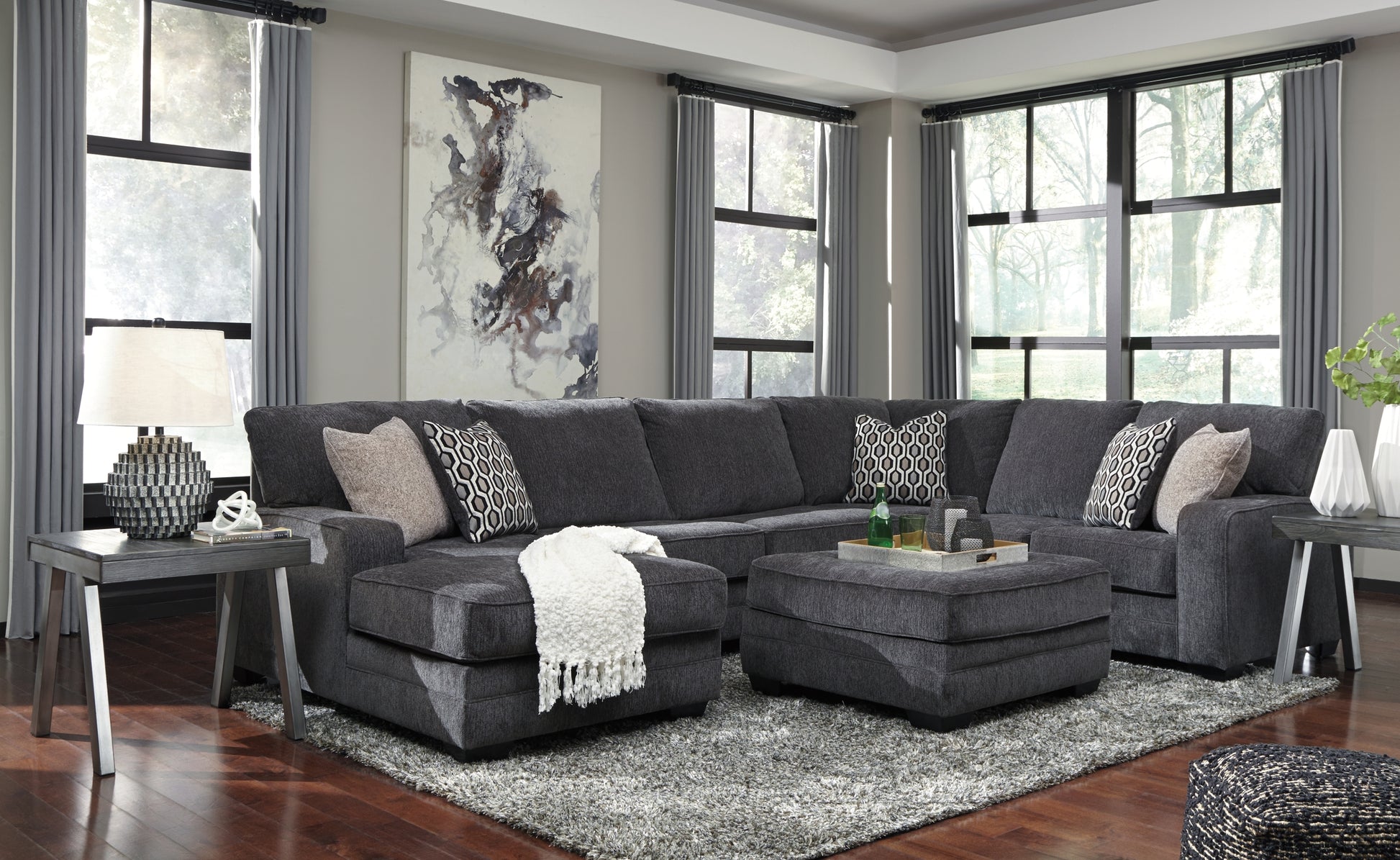 Tracling 3-Piece Sectional with Chaise JB's Furniture Furniture, Bedroom, Accessories