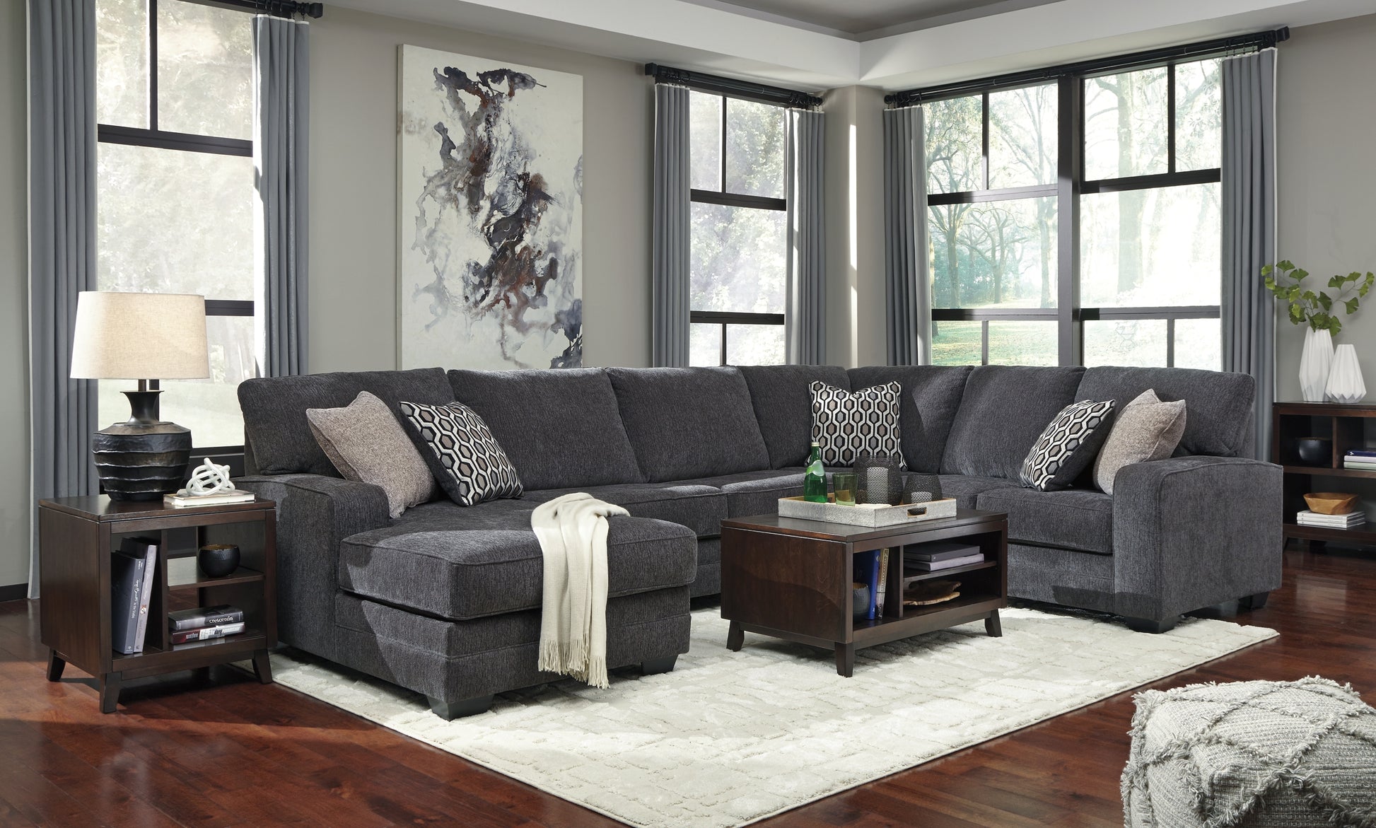 Tracling 3-Piece Sectional with Chaise JB's Furniture Furniture, Bedroom, Accessories