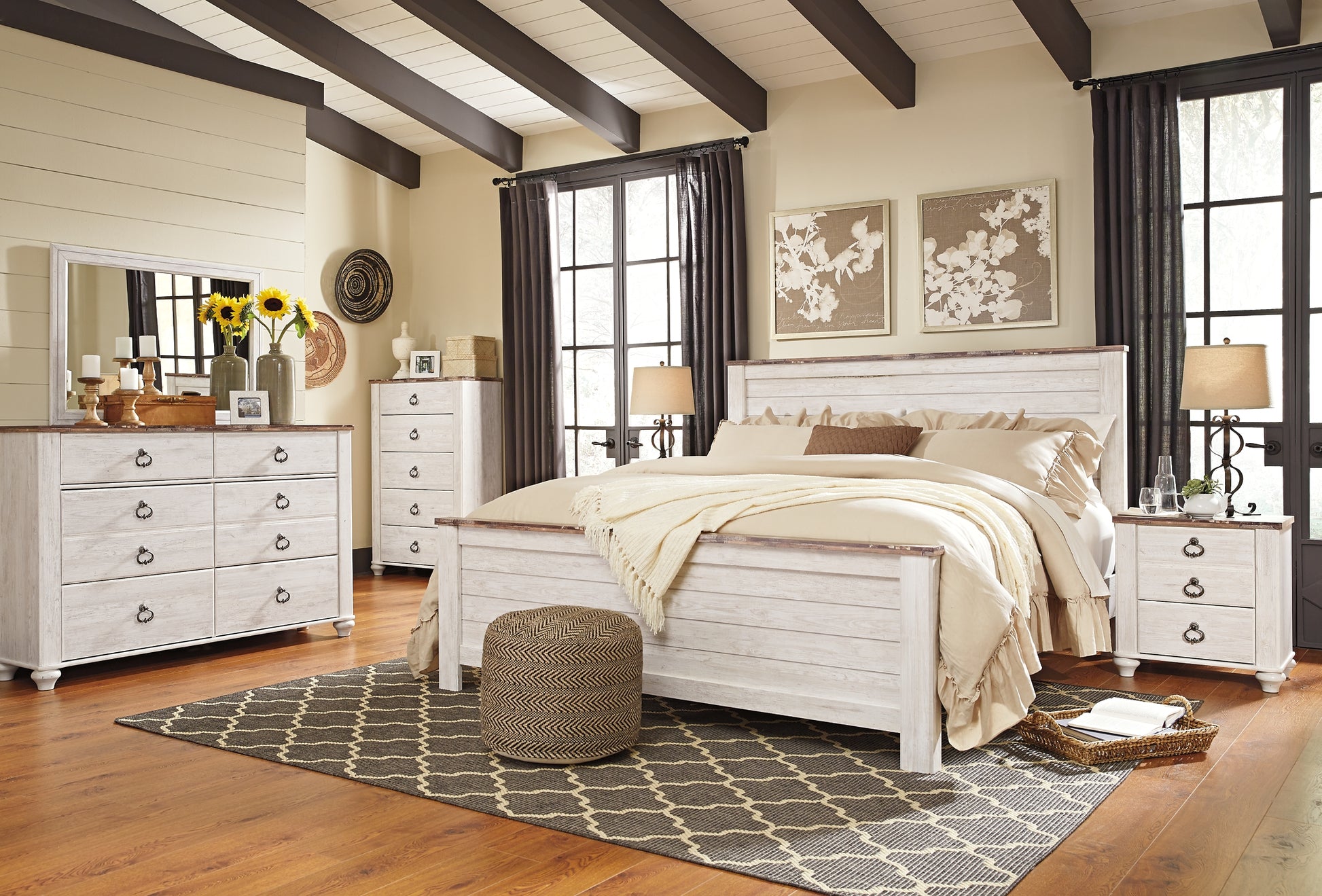 Willowton Queen Panel Bed JB's Furniture  Home Furniture, Home Decor, Furniture Store