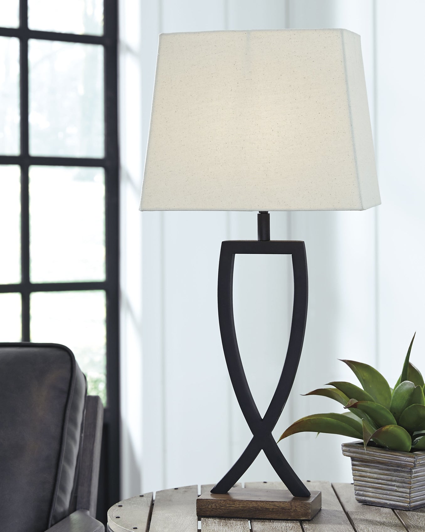 Makara Metal Table Lamp (2/CN) JB's Furniture  Home Furniture, Home Decor, Furniture Store