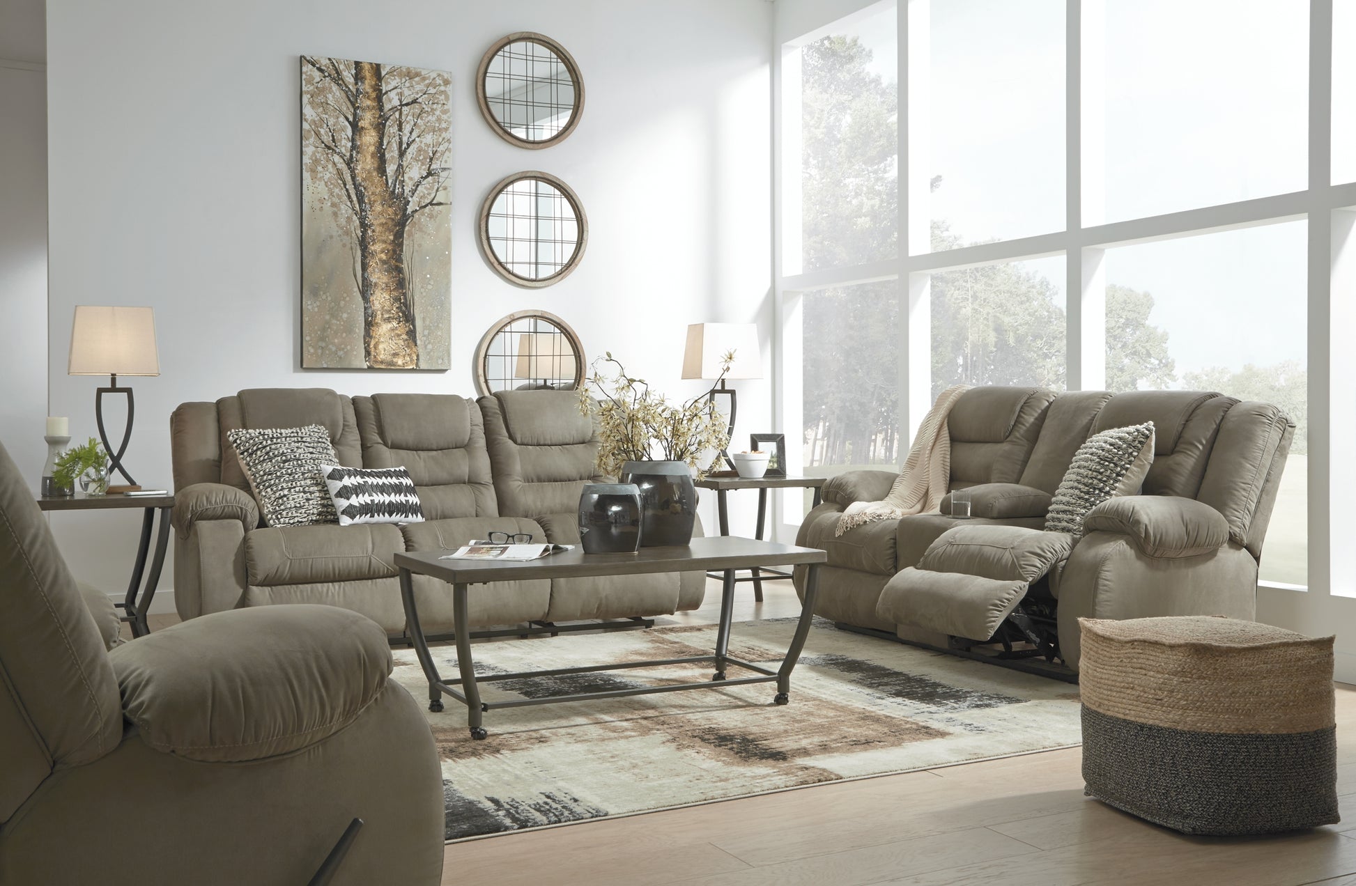 McCade DBL Rec Loveseat w/Console JB's Furniture  Home Furniture, Home Decor, Furniture Store