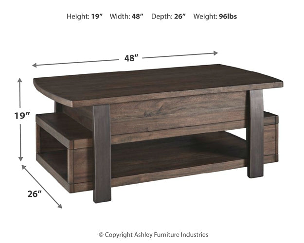Vailbry Lift Top Cocktail Table JB's Furniture  Home Furniture, Home Decor, Furniture Store