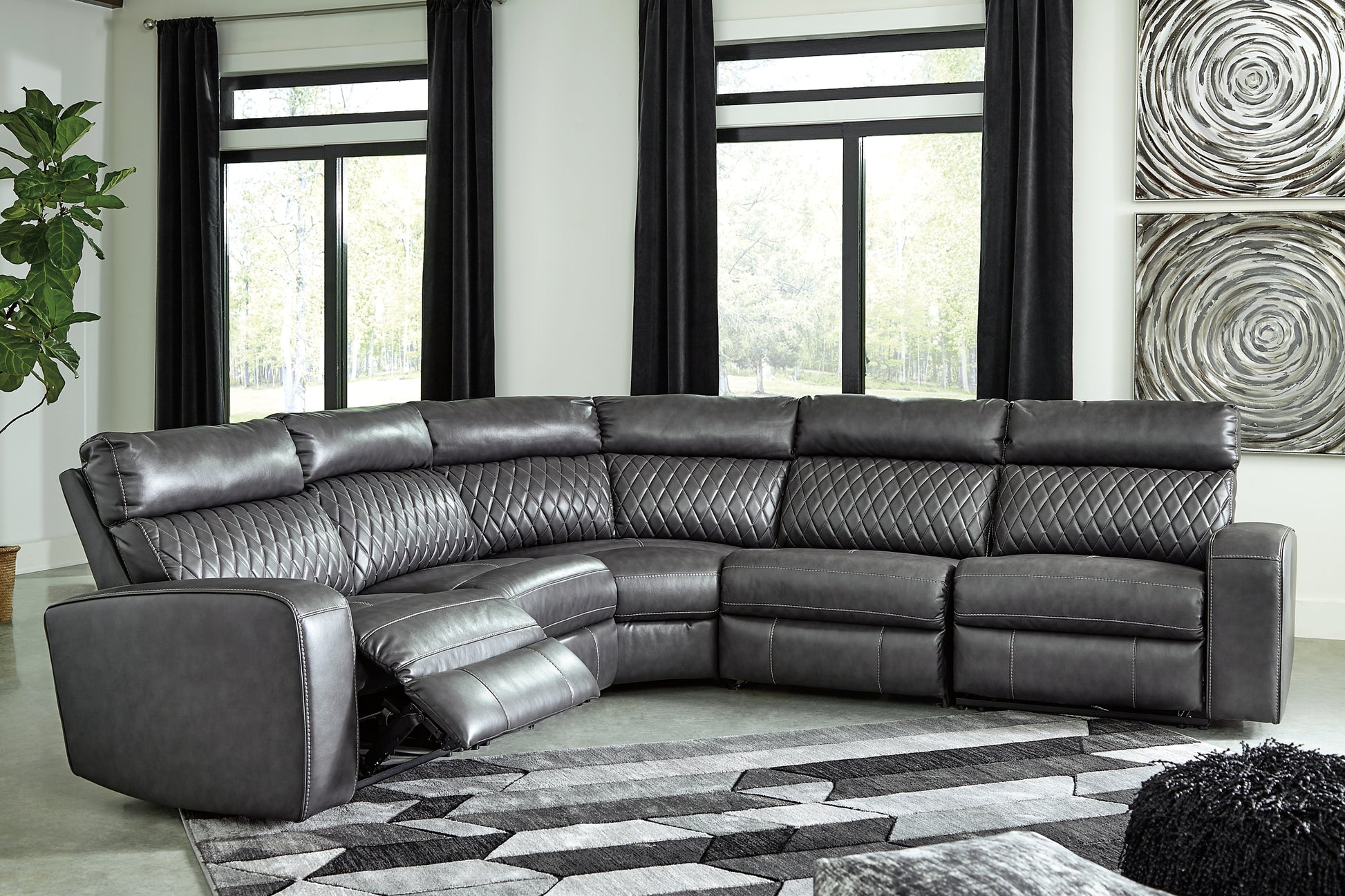 Samperstone 5-Piece Power Reclining Sectional JB's Furniture  Home Furniture, Home Decor, Furniture Store