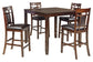 Bennox DRM Counter Table Set (5/CN) JB's Furniture  Home Furniture, Home Decor, Furniture Store