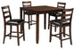 Coviar DRM Counter Table Set (5/CN) JB's Furniture  Home Furniture, Home Decor, Furniture Store