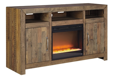 Sommerford 62" TV Stand with Electric Fireplace JB's Furniture Furniture, Bedroom, Accessories