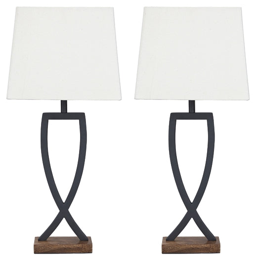 Makara Metal Table Lamp (2/CN) JB's Furniture  Home Furniture, Home Decor, Furniture Store