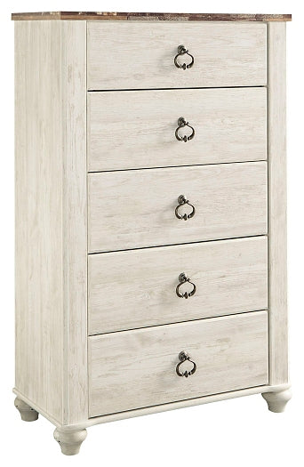 Willowton Five Drawer Chest JB's Furniture  Home Furniture, Home Decor, Furniture Store