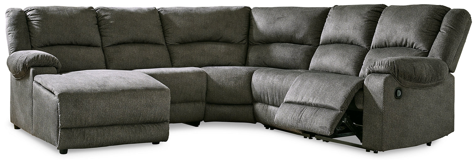 Benlocke 5-Piece Reclining Sectional with Chaise JB's Furniture  Home Furniture, Home Decor, Furniture Store