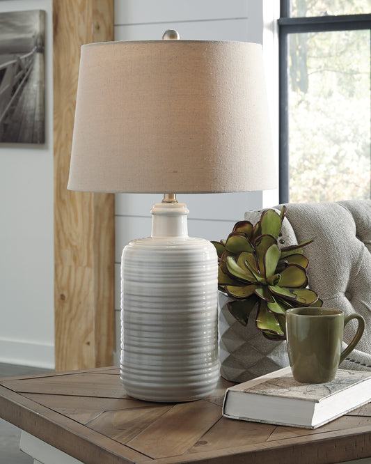 Marnina Ceramic Table Lamp (2/CN) JB's Furniture  Home Furniture, Home Decor, Furniture Store