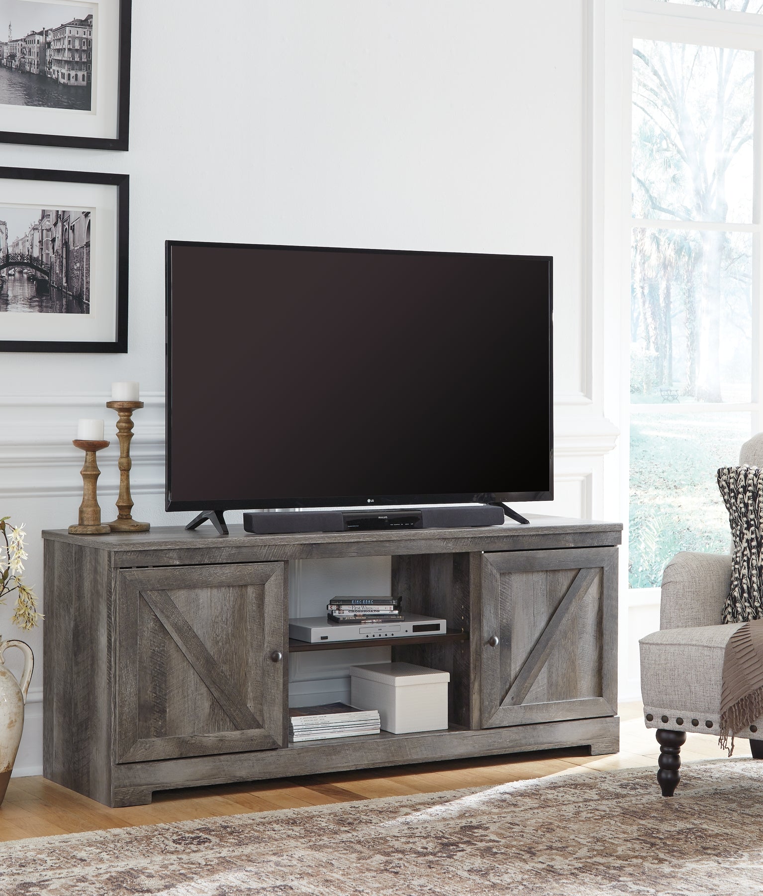 Wynnlow LG TV Stand w/Fireplace Option JB's Furniture  Home Furniture, Home Decor, Furniture Store