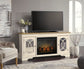 Realyn 74" TV Stand with Electric Fireplace JB's Furniture Furniture, Bedroom, Accessories