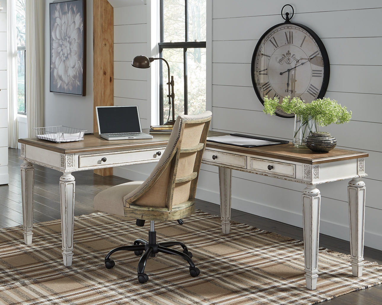 Realyn 2-Piece Home Office Desk JB's Furniture  Home Furniture, Home Decor, Furniture Store