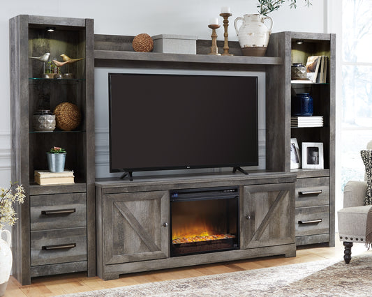 Wynnlow 4-Piece Entertainment Center with Electric Fireplace JB's Furniture  Home Furniture, Home Decor, Furniture Store