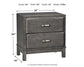 Caitbrook Two Drawer Night Stand JB's Furniture  Home Furniture, Home Decor, Furniture Store