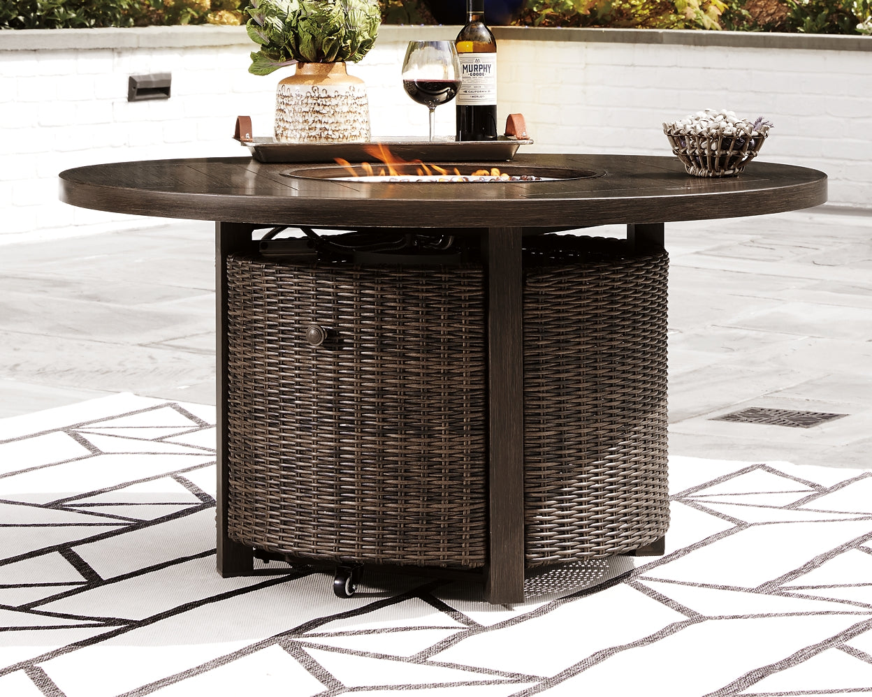 Paradise Trail Round Fire Pit Table JB's Furniture  Home Furniture, Home Decor, Furniture Store