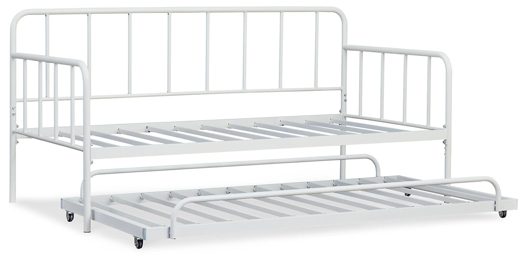 Trentlore Twin Metal Day Bed with Trundle JB's Furniture  Home Furniture, Home Decor, Furniture Store