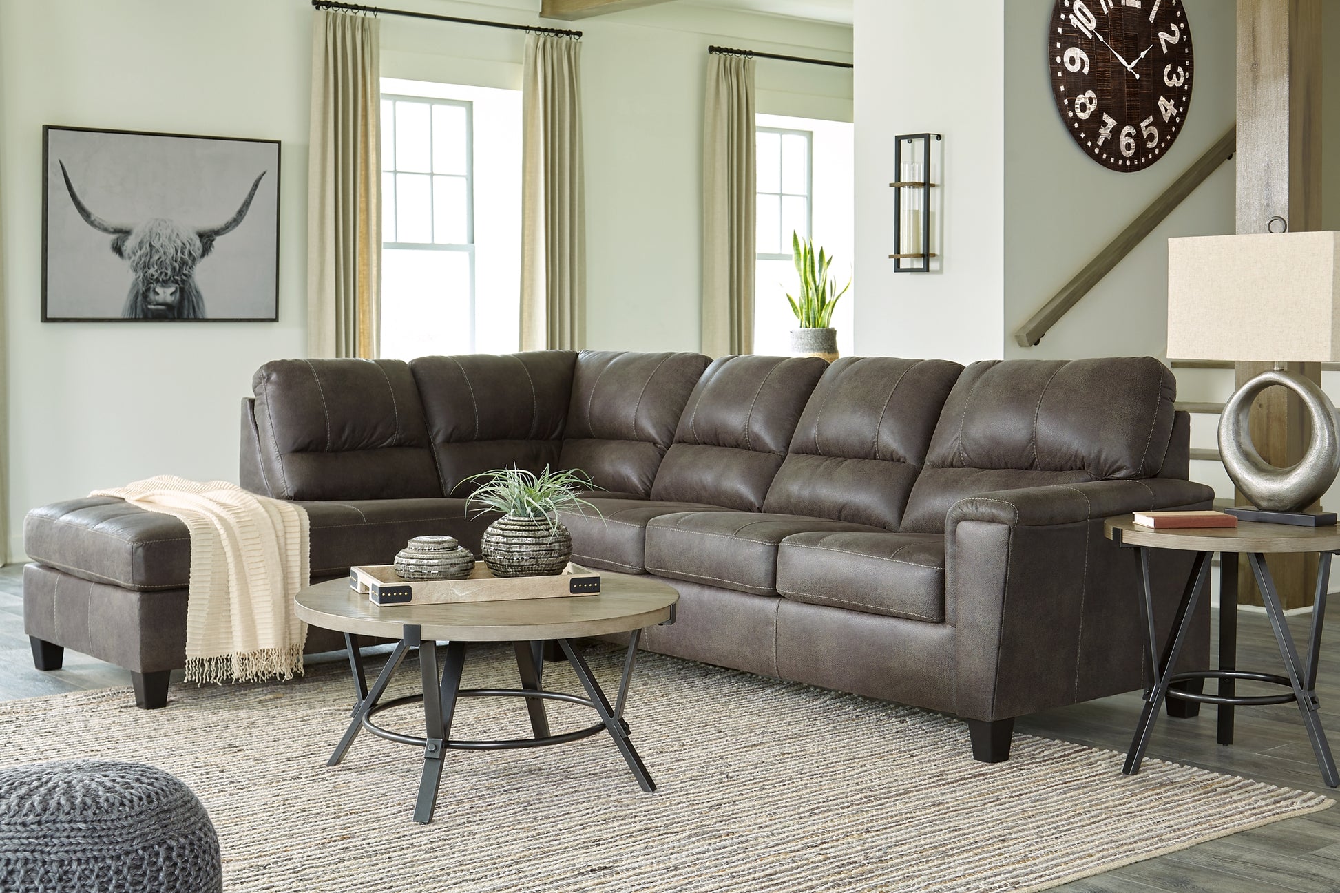 Navi 2-Piece Sleeper Sectional with Chaise JB's Furniture  Home Furniture, Home Decor, Furniture Store