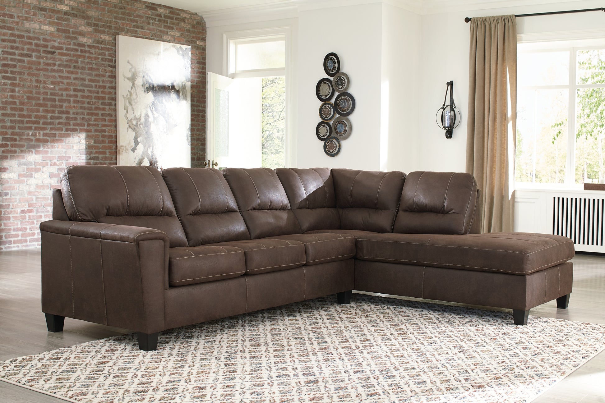 Navi 2-Piece Sectional with Chaise JB's Furniture  Home Furniture, Home Decor, Furniture Store