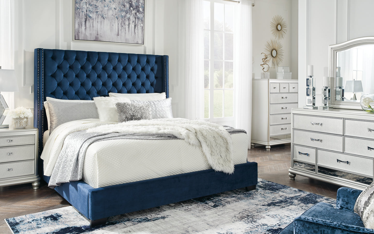 Coralayne Queen Upholstered Bed JB's Furniture  Home Furniture, Home Decor, Furniture Store