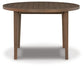 Germalia Round Dining Table w/UMB OPT JB's Furniture  Home Furniture, Home Decor, Furniture Store