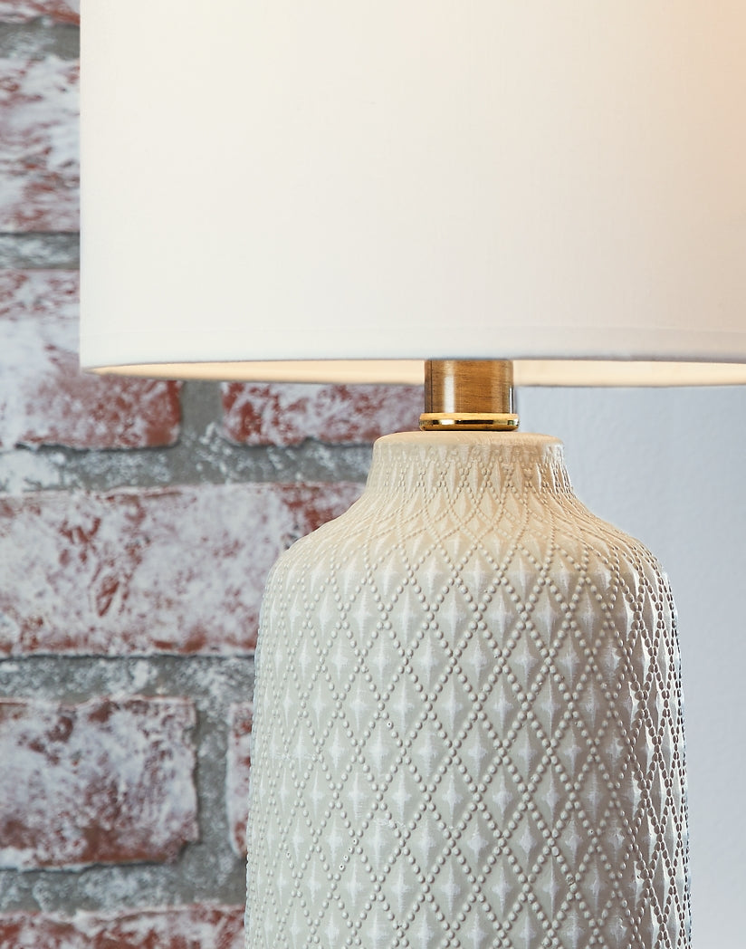 Donnford Ceramic Table Lamp (1/CN) JB's Furniture Furniture, Bedroom, Accessories