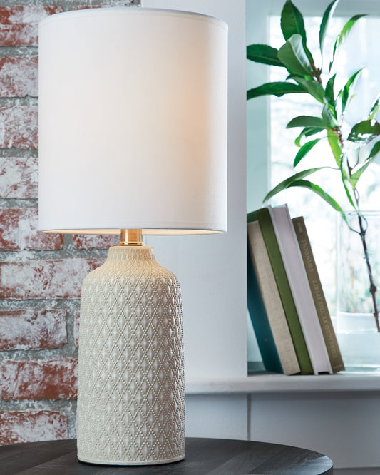 Donnford Ceramic Table Lamp (1/CN) JB's Furniture Furniture, Bedroom, Accessories