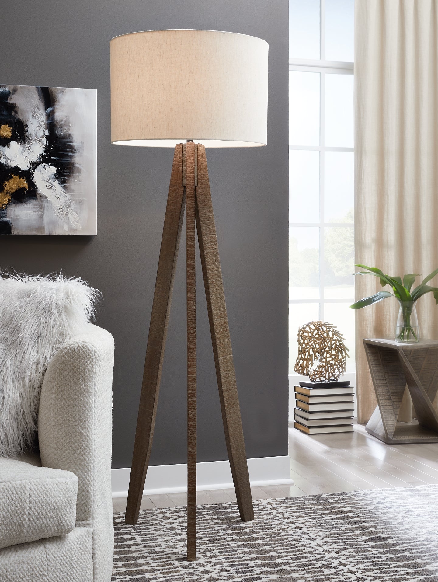 Dallson Wood Floor Lamp (1/CN) JB's Furniture  Home Furniture, Home Decor, Furniture Store
