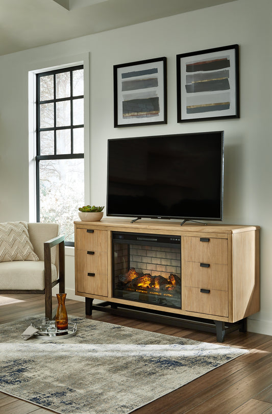 Freslowe TV Stand with Electric Fireplace JB's Furniture  Home Furniture, Home Decor, Furniture Store