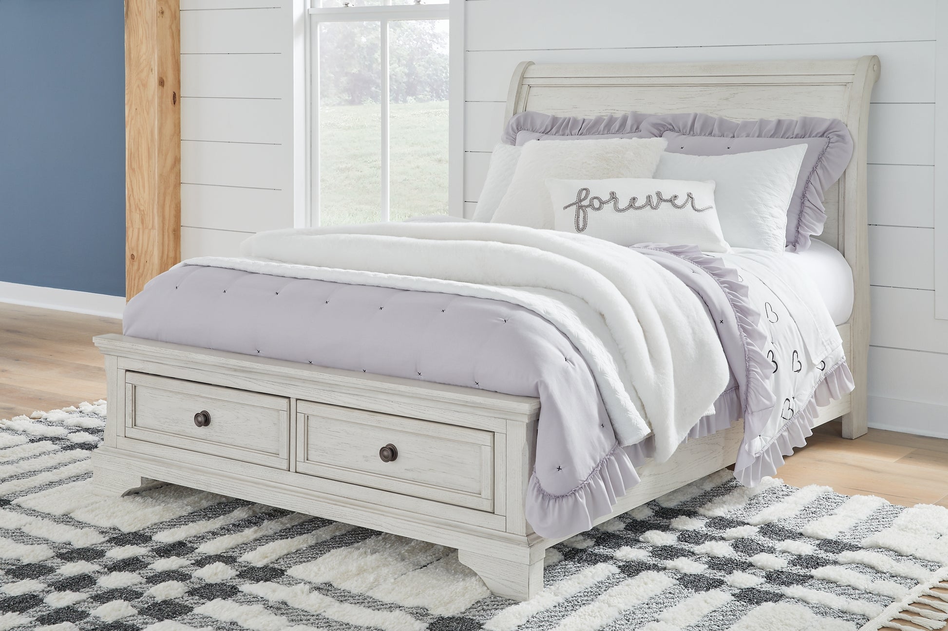 Robbinsdale Queen Sleigh Bed with Storage JB's Furniture  Home Furniture, Home Decor, Furniture Store