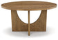 Dakmore Round Dining Room Table JB's Furniture Furniture, Bedroom, Accessories