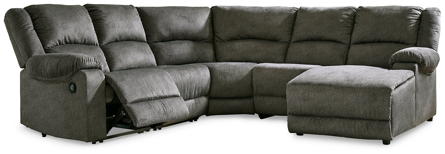 Benlocke 5-Piece Reclining Sectional with Chaise JB's Furniture  Home Furniture, Home Decor, Furniture Store