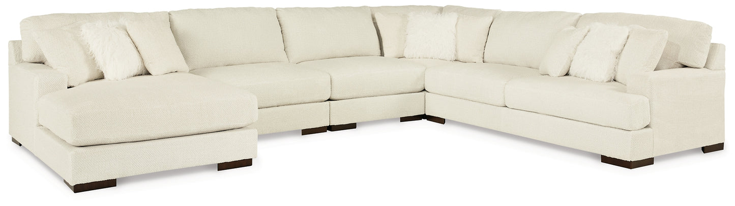 Zada 5-Piece Sectional with Chaise JB's Furniture Furniture, Bedroom, Accessories