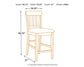 Haddigan Counter Height Bar Stool (Set of 2) JB's Furniture  Home Furniture, Home Decor, Furniture Store