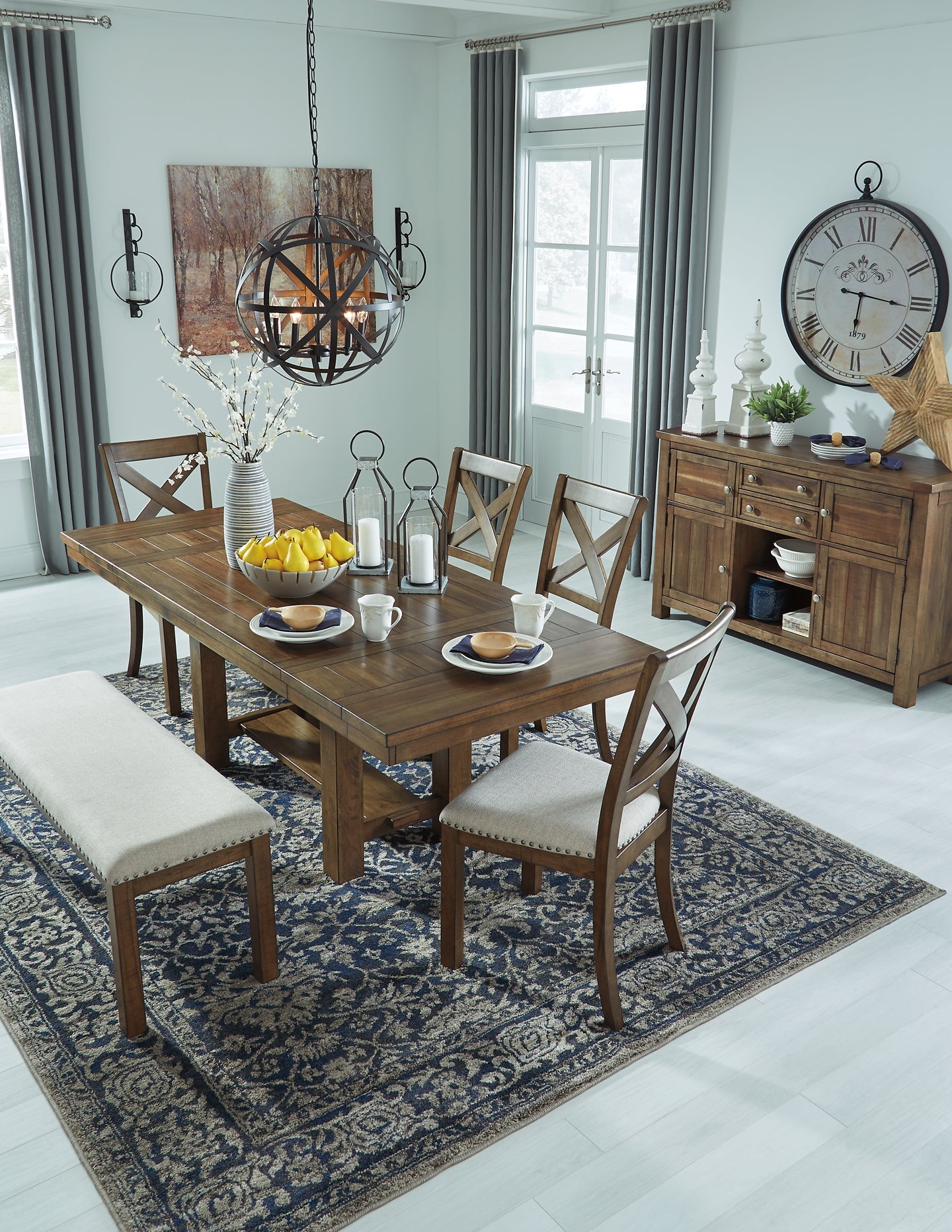 Moriville Dining Table and 4 Chairs and Bench JB's Furniture  Home Furniture, Home Decor, Furniture Store