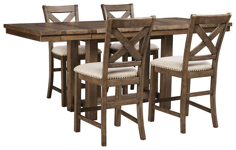 Moriville Counter Height Dining Table and 4 Barstools JB's Furniture  Home Furniture, Home Decor, Furniture Store