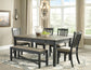 Tyler Creek Dining Table and 4 Chairs and Bench JB's Furniture  Home Furniture, Home Decor, Furniture Store