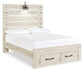 Cambeck Full Panel Bed with 2 Storage Drawers with Mirrored Dresser JB's Furniture  Home Furniture, Home Decor, Furniture Store