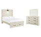 Cambeck Full Panel Bed with 2 Storage Drawers with Mirrored Dresser JB's Furniture  Home Furniture, Home Decor, Furniture Store