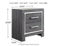 Lodanna Queen Panel Bed with 2 Storage Drawers with Mirrored Dresser, Chest and Nightstand JB's Furniture  Home Furniture, Home Decor, Furniture Store