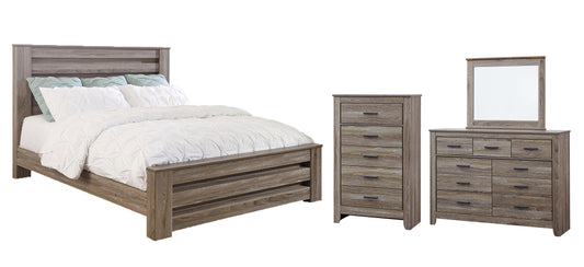 Zelen King Panel Bed with Mirrored Dresser, Chest and Nightstand JB's Furniture  Home Furniture, Home Decor, Furniture Store