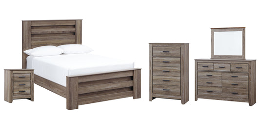 Zelen Full Panel Bed with Mirrored Dresser, Chest and Nightstand JB's Furniture  Home Furniture, Home Decor, Furniture Store