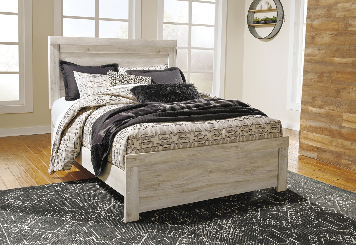 Bellaby Queen Panel Bed with Mirrored Dresser JB's Furniture  Home Furniture, Home Decor, Furniture Store