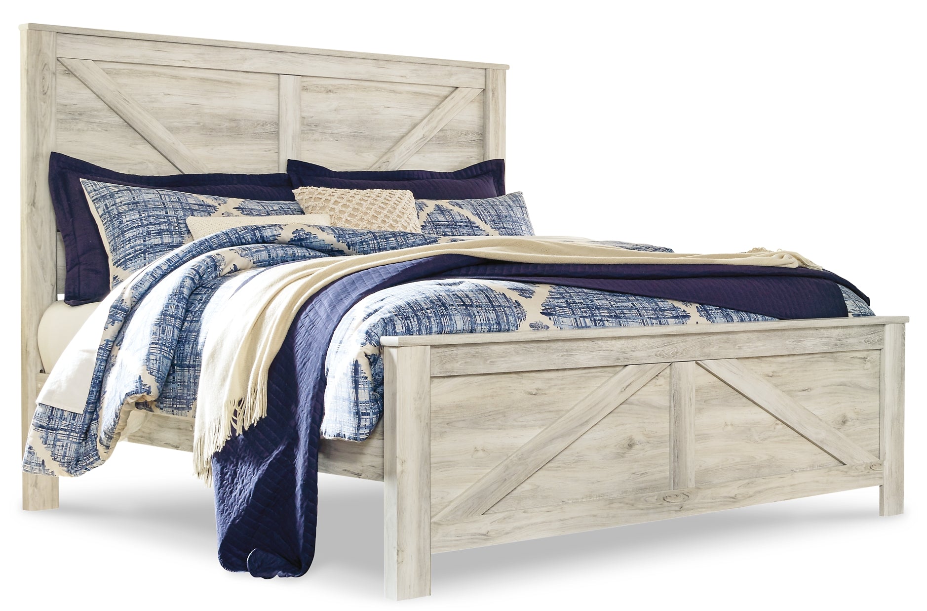 Bellaby Queen Crossbuck Panel Bed with Mirrored Dresser JB's Furniture  Home Furniture, Home Decor, Furniture Store