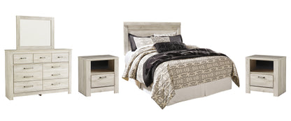 Bellaby Queen Panel Headboard with Mirrored Dresser and 2 Nightstands JB's Furniture  Home Furniture, Home Decor, Furniture Store