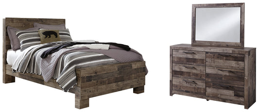 Derekson Full Panel Bed with Mirrored Dresser JB's Furniture  Home Furniture, Home Decor, Furniture Store